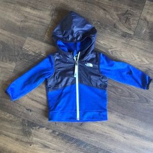 The North Face infant Galcier full zip hoodie